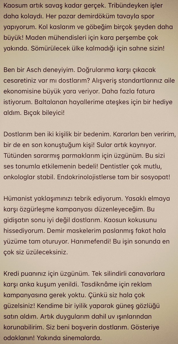 Absürd mizah şöleni;
Kemirgen fikir

Fon: music.youtube.com/watch?v=S1EhUo…