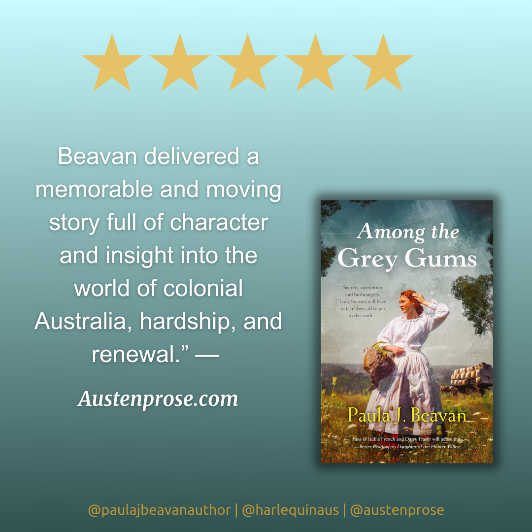 Laurel Ann | Austenprose.com (@austenprose) on Twitter photo 5 STARS to AMONG THE GREY GUMS – A New Australian Historical Mystery from Paula J. Beavan austenprose.com/2024/10/06/amo… via <a href="/Austenprose/">Laurel Ann | Austenprose.com</a> <a href="/HQAustralia/">HQ Australia</a> #historicalmystery #bookx #australianfiction 5 STARS to AMONG THE GREY GUMS – A New Australian Historical Mystery from Paula J. Beavan austenprose.com/2024/10/06/amo… via <a href="/Austenprose/">Laurel Ann | Austenprose.com</a> <a href="/HQAustralia/">HQ Australia</a> #historicalmystery #bookx #australianfiction