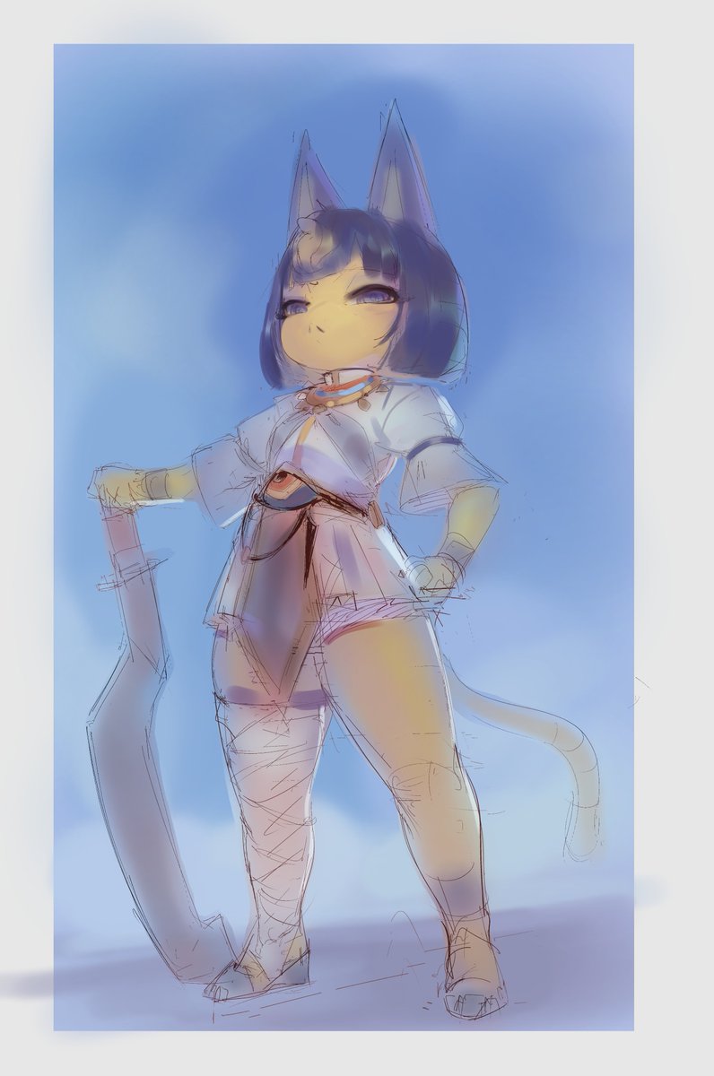 Null_Skull's tweet photo. an old Ankha thing https://t.co/IikOYbRLkY