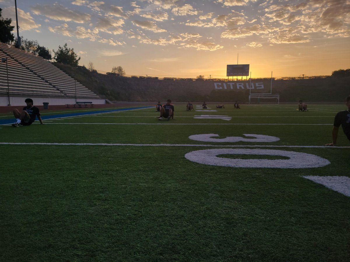 Citrus College has an awesome weight room and a ton of other areas within the athletic department to push the limits of the athletic training of our athletes.

Plus, look at that sunrise!