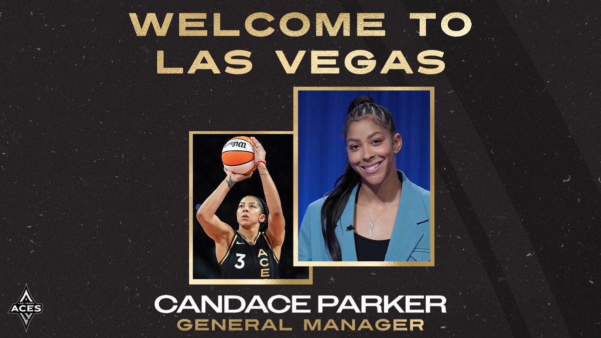 𝗢𝗙𝗙𝗜𝗖𝗜𝗔𝗟: The Las Vegas Aces organization is excited to announce the hiring of Candace Parker as General Manager.

#ALLIN ♦️♠️