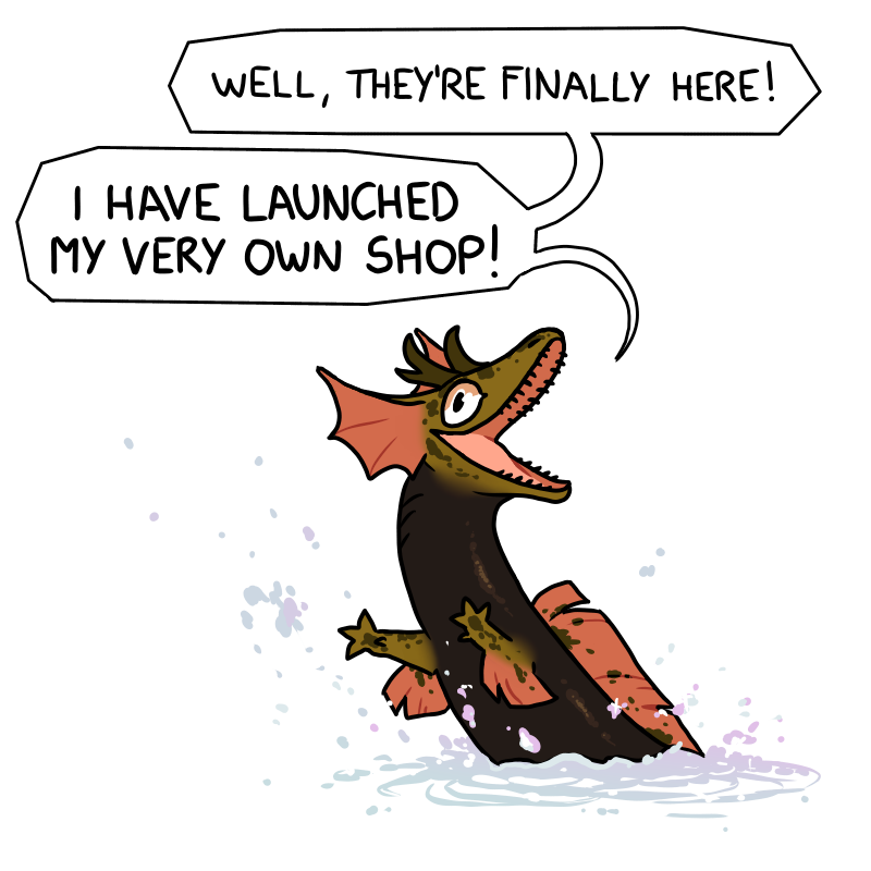 fishtrouts's tweet photo. (1/2) New comic that’s also a little announcement! I’ve launched a shop :) See it from below my profile https://t.co/ONPs5GfaVG