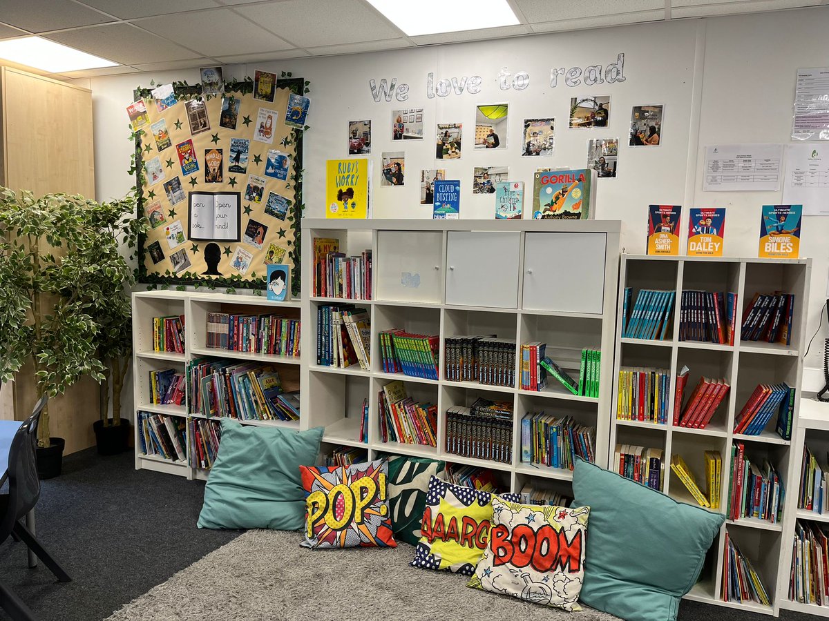 DeltaPrimary's tweet image. We love to read at Delta! Our brand new reading zone is already very popular and the children are enjoying browsing, choosing and sharing the books.