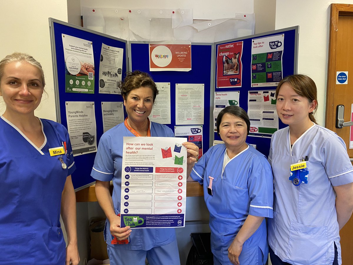 Day Surgery SACH and the amazing Debbie who is championing world mental health day…..cookies were provided to help start the conversation 🤩 <a href="/paula4767/">Paula King 🌈💙</a> <a href="/kellyMcgovern21/">kelly McGovern</a>