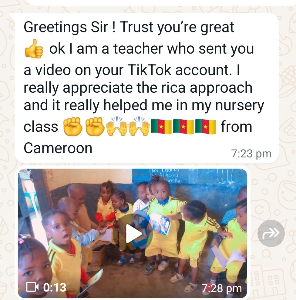 Teachers In Need-TIN (@teacherstin) on Twitter photo We are more than grateful to see RICA improving education beyond the Ugandan boundaries. We give GOD all the glory. Click the link to enjoy the lively vibes👉🏿 bit.ly/3MolXq9
#ricarhymes #ricatin #ricavibes
#educators #parents <a href="/Educ_SportsUg/">Ministry of Education and Sports - Uganda</a> #literacy #Rhymes We are more than grateful to see RICA improving education beyond the Ugandan boundaries. We give GOD all the glory. Click the link to enjoy the lively vibes👉🏿 bit.ly/3MolXq9
#ricarhymes #ricatin #ricavibes
#educators #parents <a href="/Educ_SportsUg/">Ministry of Education and Sports - Uganda</a> #literacy #Rhymes