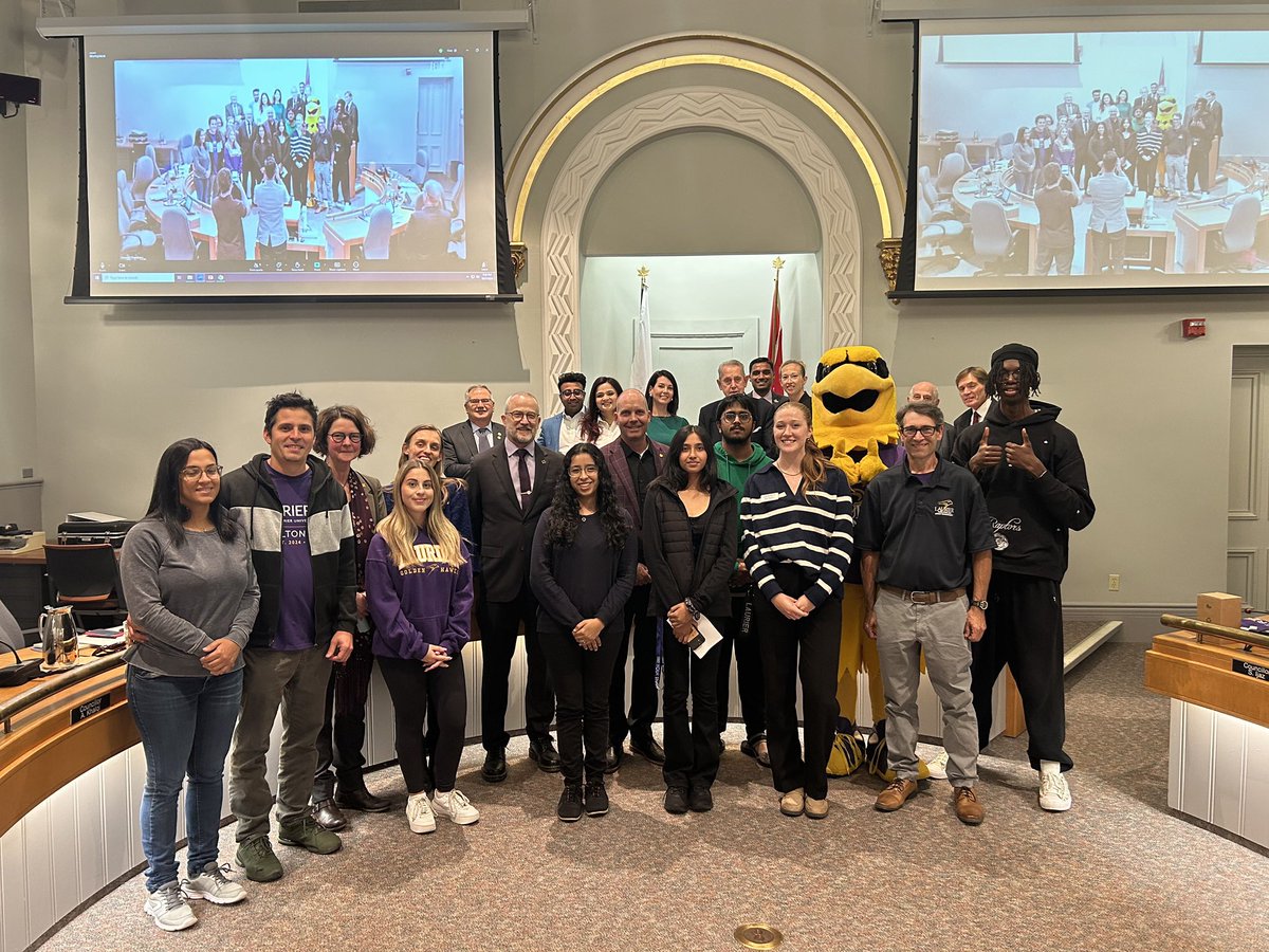 JasonCoolman's tweet image. It was great joining leadership, staff, students, and Midas to present at Milton Town Council on Monday. Exciting times for Laurier in Milton!