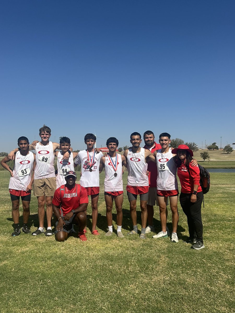District 2-6A Cross Country Meet at Mae Simmon Park, Lubbock TX.  Congratulations to the OHS Bronchos for finishing 2nd at the District meet today. I am so proud of you  guys. Thank you Coach Thompson and Coach Acost. <a href="/ECISDAthletics/">EctorCountyISDAthletics</a> <a href="/OHSBronchoFB/">OHS Football</a> <a href="/BigRedBronchos/">Odessa High School</a>