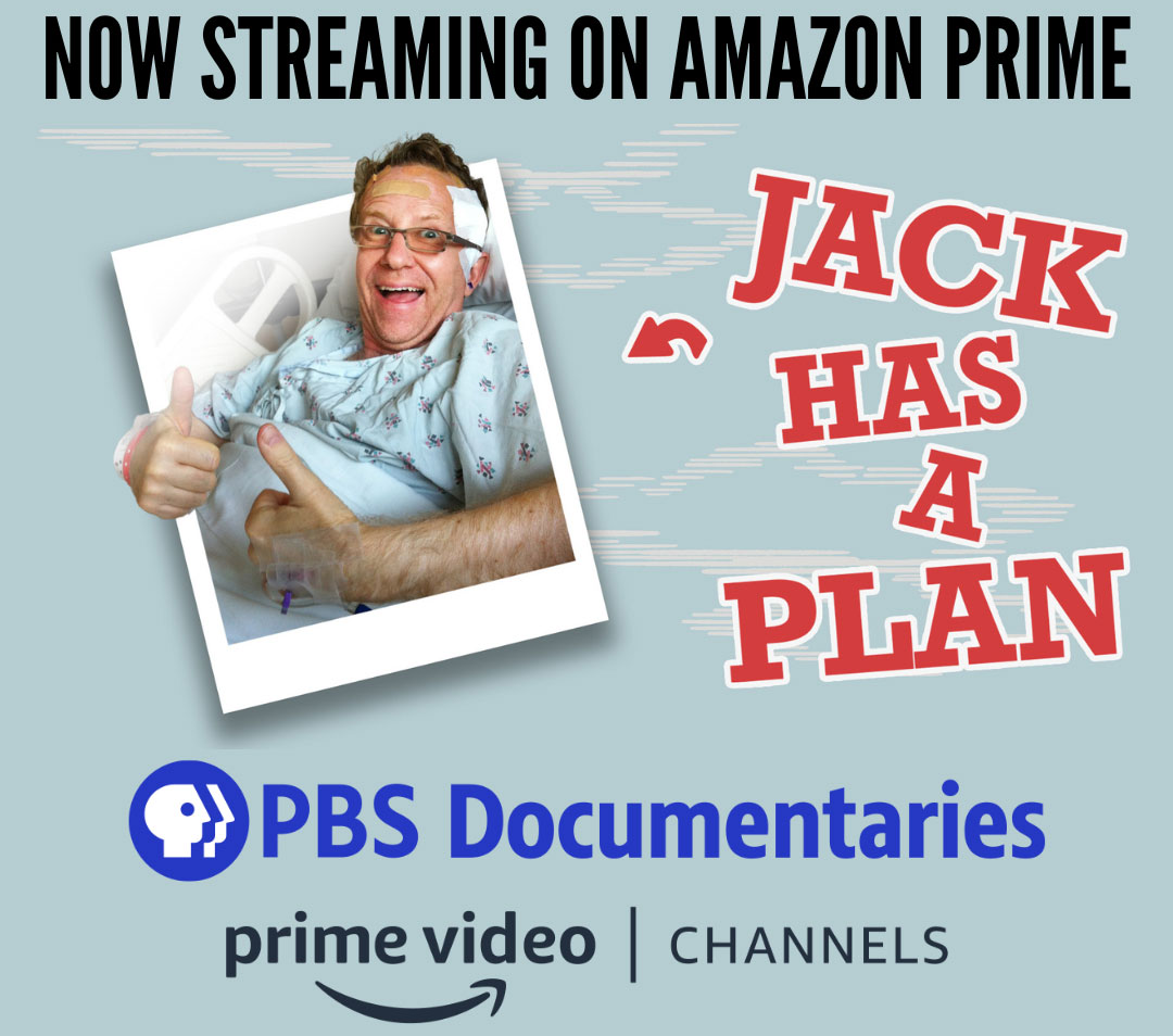 Jack Has a Plan is now available as an official PBS Documentary on Amazon Prime. The powerful award-winning film deals with aging, health, mortality, and art. It’s thrilling and funny!📺 Watch Now: 📷Watch Jack Has a Plan online – Prime Video