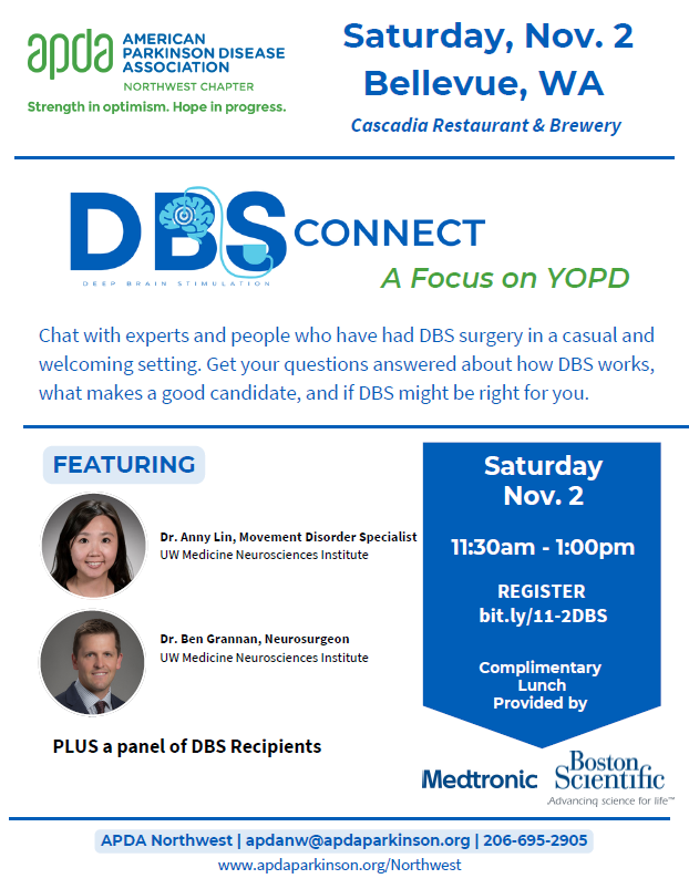 UW Med Neurosciences (@uwmednsi) on Twitter photo Mark your calendar to learn about DBS surgery at Cascadia Restaurant & Brewery on Saturday November 2nd 11:30am-1:00pm <a href="/uwmnewsroom/">UW Medicine Newsroom</a> <a href="/UWMedicine/">UW Medicine</a> Mark your calendar to learn about DBS surgery at Cascadia Restaurant & Brewery on Saturday November 2nd 11:30am-1:00pm <a href="/uwmnewsroom/">UW Medicine Newsroom</a> <a href="/UWMedicine/">UW Medicine</a>