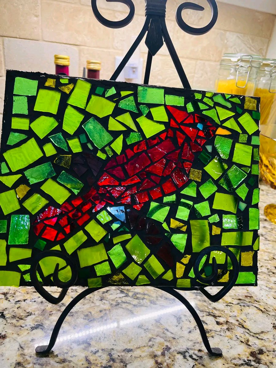 CreateBR's tweet image. Glass &amp;amp; Resin Art Friday, Mosaic Magic Saturday!