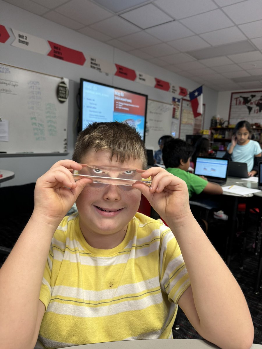 Fun investigating light today!