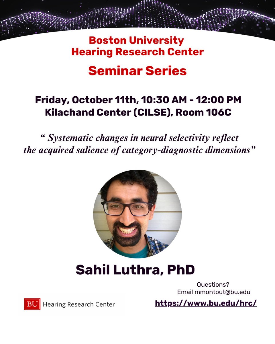 Hearing Research Center, Boston University tweet media