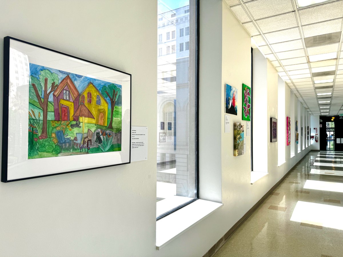 LACity's tweet photo. Check out the 17th Annual Disability Art Exhibition with @LACityDOD & @Culture_LA! Featuring amazing work by disabled artists & organizations supporting their talents. 🎨✨ FREE admission until Oct 25 at #LACityHall. More info: https://t.co/fzuXkBEnyN https://t.co/7fkJDCtRqQ