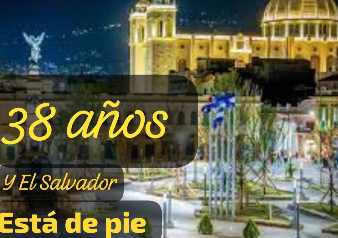 38 años han pasado de aquel 10 de octubre de 1986 donde un poderoso sismo destruyó la infraestructura de San Salvador. Pero lo más importante, por el ímpetu salvadoreño, nuestro país está de pie.