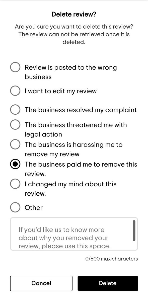 AshConnolly_'s tweet image. Interesting hotel experience:
- Stay at hotel with great reviews
- Find it's way worse than appears, and dirty
- Write bad review
- Get email from hotel manager offering 400 eur to delete reviews
Ahh! So that's why it has such good reviews... Well now I'll update my review withβ¦