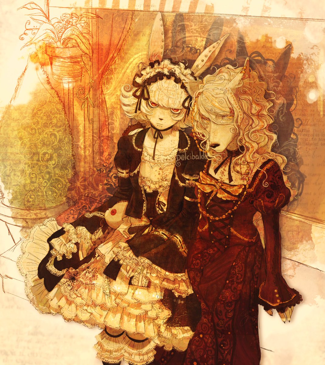 dolcibaldo's tweet image. Agata and Lily