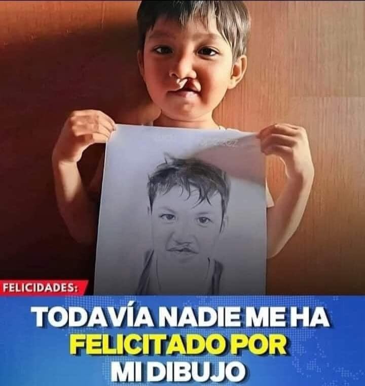 ideanrojass's tweet image. ! HERMOSO! dibujo mil puntos 💯👏😍

Que Dios te bendiga siempre pequeño con mucha salud 🥹🙏✨

Sea amable y califica el Dibujo del niño !🎨🎨🧑🏼‍🎨🧑😍💯👏👏🥰💫