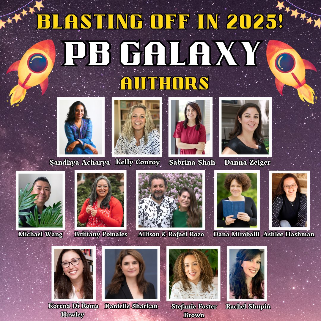 PBGalaxy25's tweet image. Introducing the PB Galaxy! Join us as we blast off celebrating our new picture books landing on bookshelves in 2025. 🚀
Like, follow, and stay tuned for more! 💫📚✨
MEET AND FOLLOW OUR CREW ⬇️