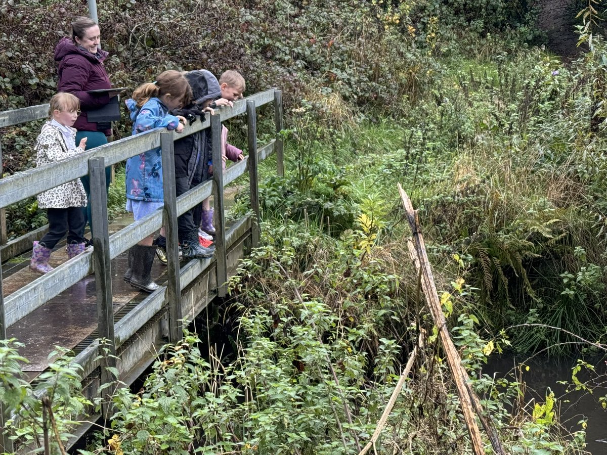 HolmeValleySch's tweet image. Y3 

Geography fieldwork - looking at water flowing in the Beck by playing ‘Pooh Sticks’ on the bridge

#Geography #LocalArea #WaterFlow