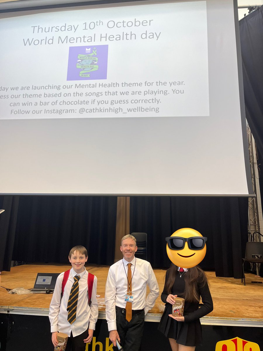cathkinhighps's tweet photo. Discovery- Today was #WorldMentalHealthDay2024 and we celebrated by launching our theme for the year- #resilience
Congratulations to C.MacGregor and E.Parker for guessing the theme based on the songs we played at lunch and interval. @CathkinHigh #itsslc https://t.co/6wWDFOlqFE