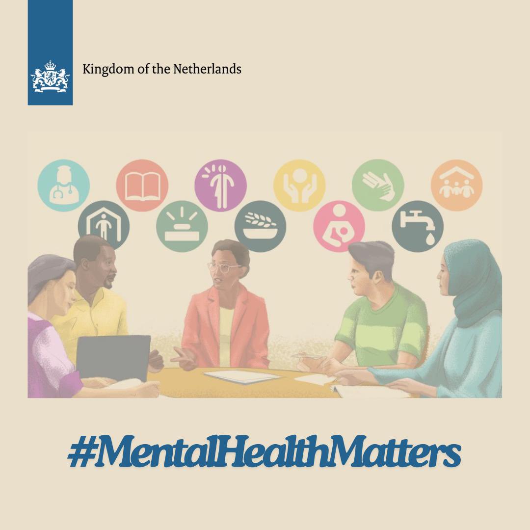 NLambLib's tweet image. Today, on #InternationalMHPSSDay, we emphasize the importance of mental health at work. 🌿 The 🇳🇱 ensures that MHPSS is integrated across all our programs and projects, fostering well-being in workplaces throughout #Libya. Stronger mental health means stronger communities. #MHPSS