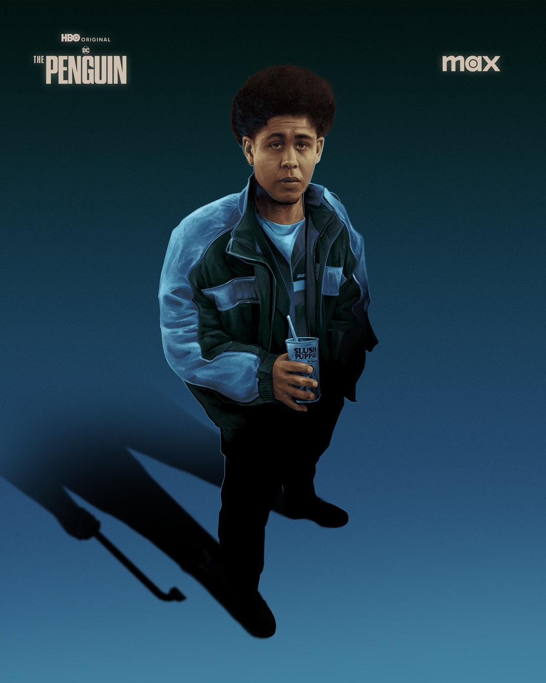 Creatieve poster van The Penguin op HBO Max België