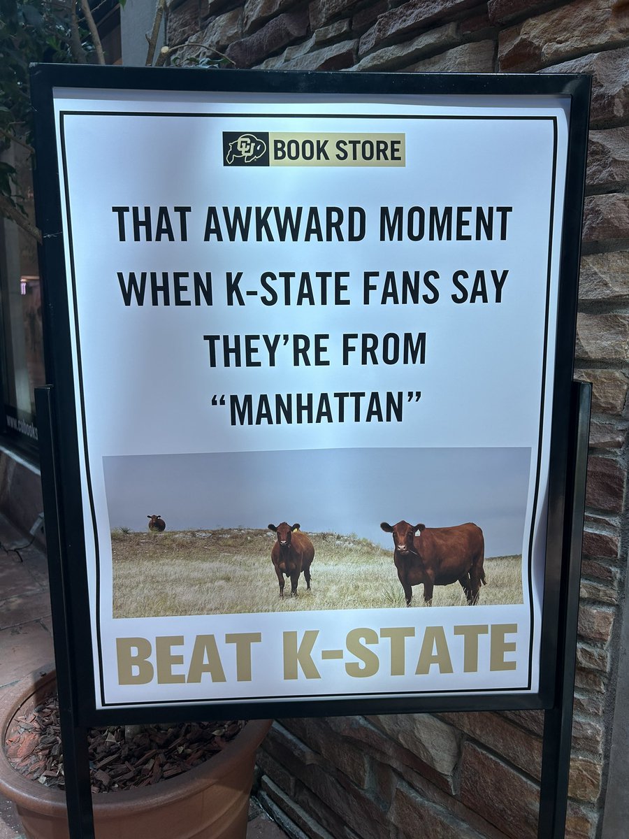 Bookstore throwing shade