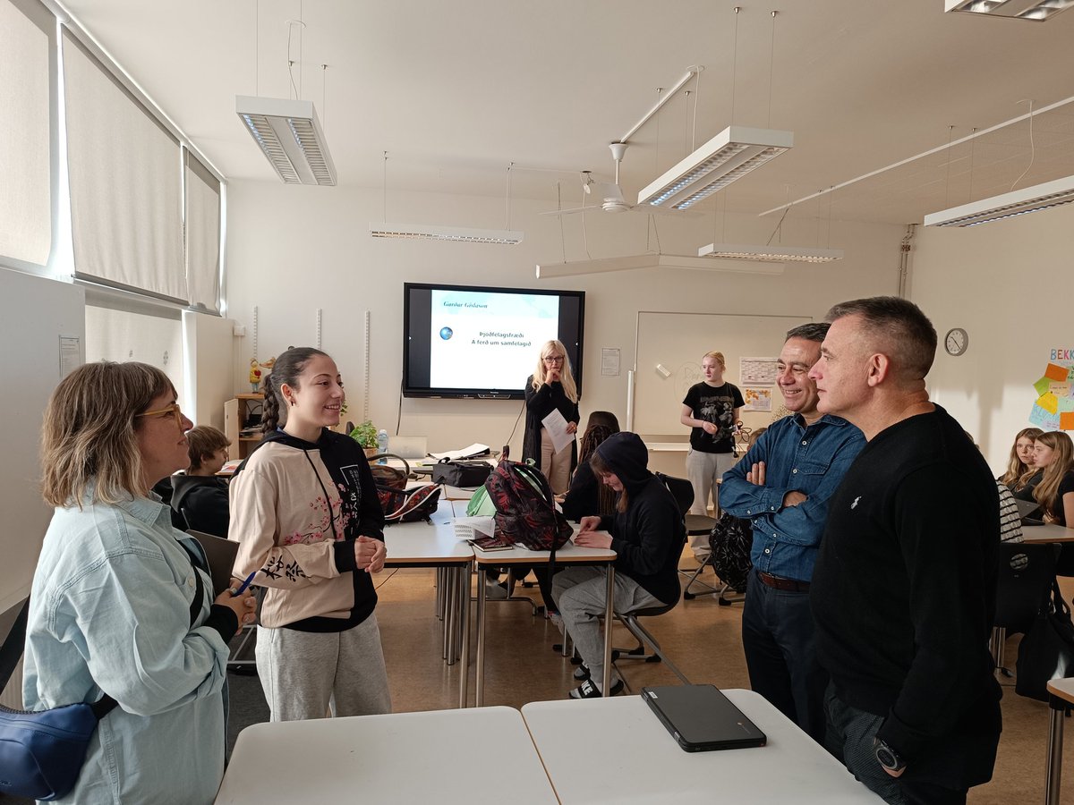 ADSLL (@adslleida) on Twitter photo We've been visiting more educational centres in Reykjavik in order to decide future projects under the umbrella of Erasmus.
Takk Fyrir Icelandic Teachers' Union for making it possible. 🇮🇸🇪🇺@insmontsuar <a href="/EOILleida/">EOI de Lleida</a> <a href="/ins_lladonosa/">INS Josep Lladonosa</a> We've been visiting more educational centres in Reykjavik in order to decide future projects under the umbrella of Erasmus.
Takk Fyrir Icelandic Teachers' Union for making it possible. 🇮🇸🇪🇺@insmontsuar <a href="/EOILleida/">EOI de Lleida</a> <a href="/ins_lladonosa/">INS Josep Lladonosa</a>