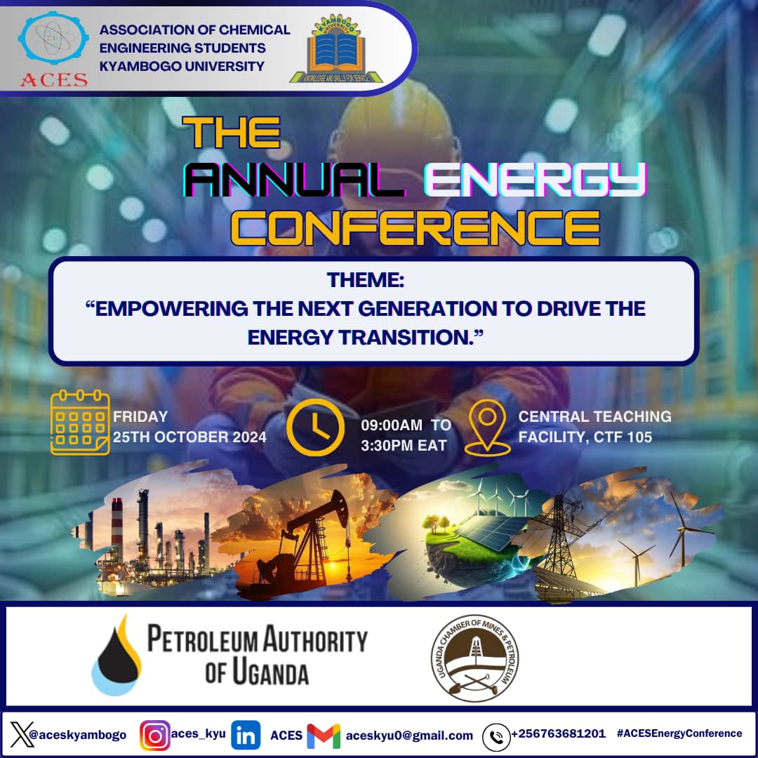 📢 Get ready for the ACES annual Energy Conference on October 25th 2024, at CTF 105! The focus will be: "Empowering the Next Gen for an Energy Revolution." 
🌍 #energizeACES #futurefuel #leadthechange #youthempowerment #cleanenergyfuture #innovationstation  #greenleaders