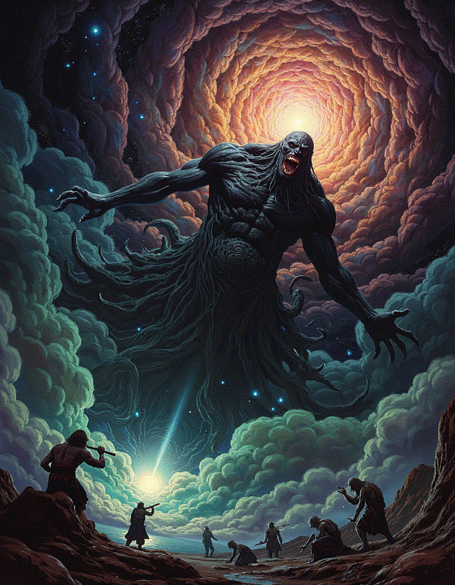 GeneratorOfDoom's tweet image. #DarkFantasy #digitalart #monster #illusrtation #ancient