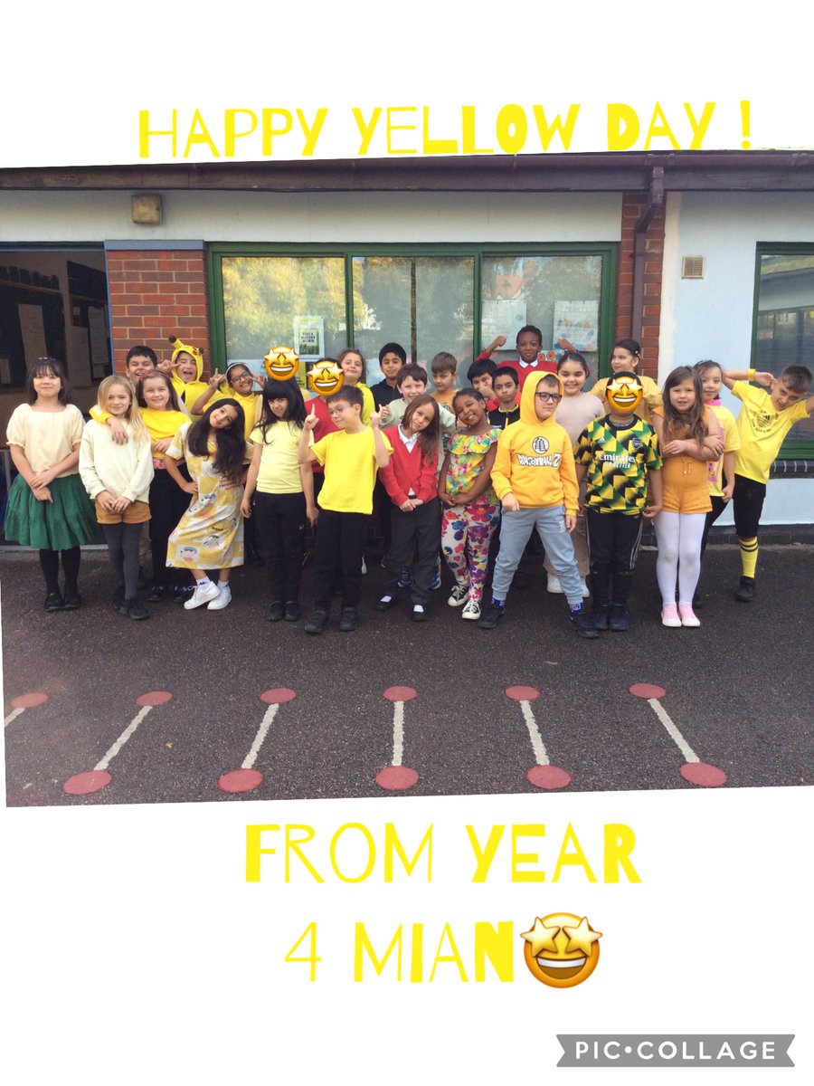 Today, we wore yellow to celebrate Hello Yellow Day and show our support for mental health awareness. <a href="/WhittinghamWHA/">Whittingham Primary Academy</a>