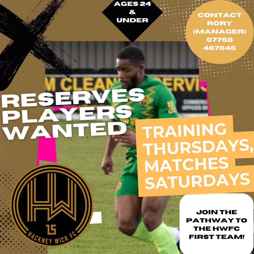 WickersReserves's tweet image. PLAYERS WANTED 

We are looking for players to join our team!

Please see the graphic for more details.
