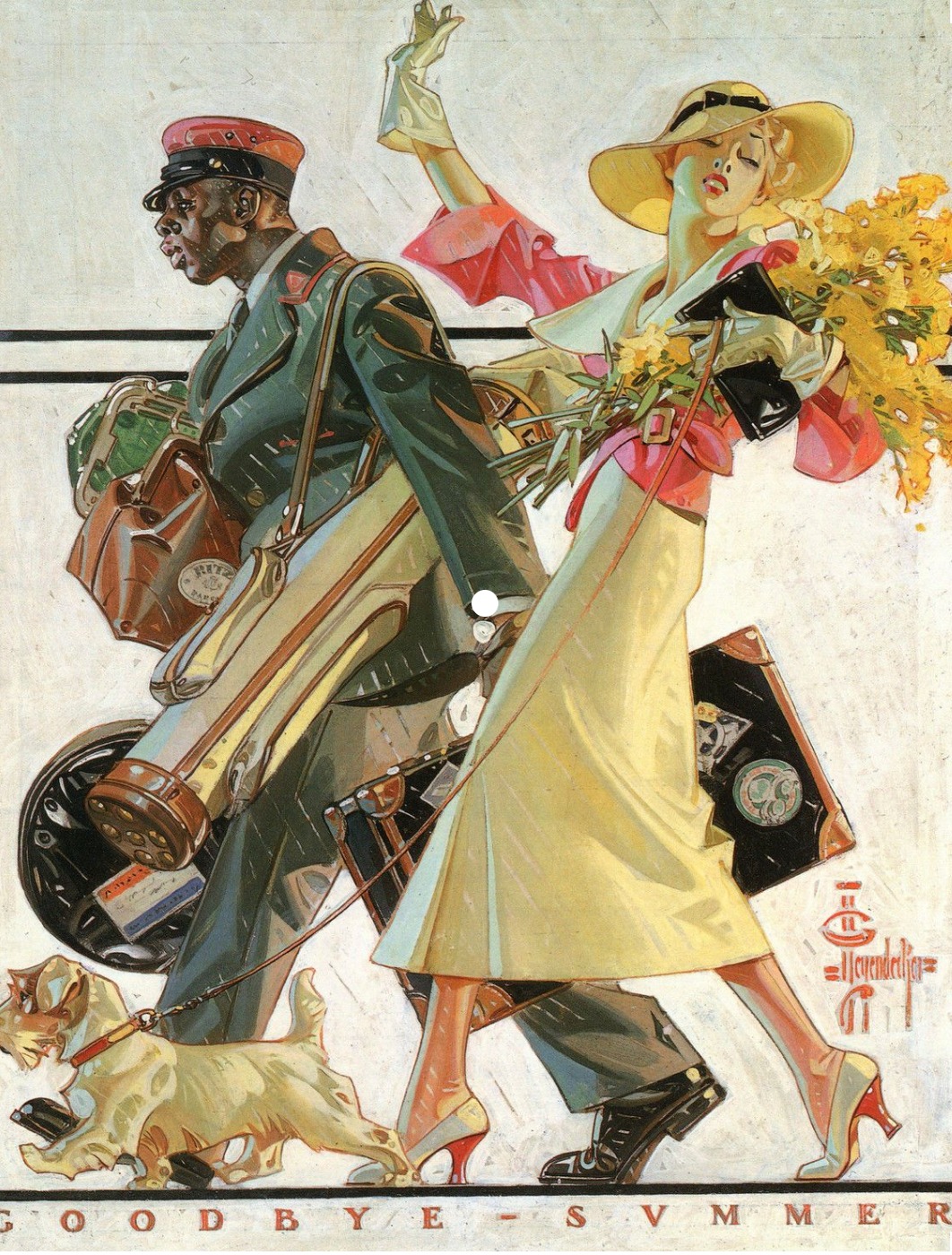 1936年 J・C・ライエンデッカー ハネムーン+赤ちゃん 表紙