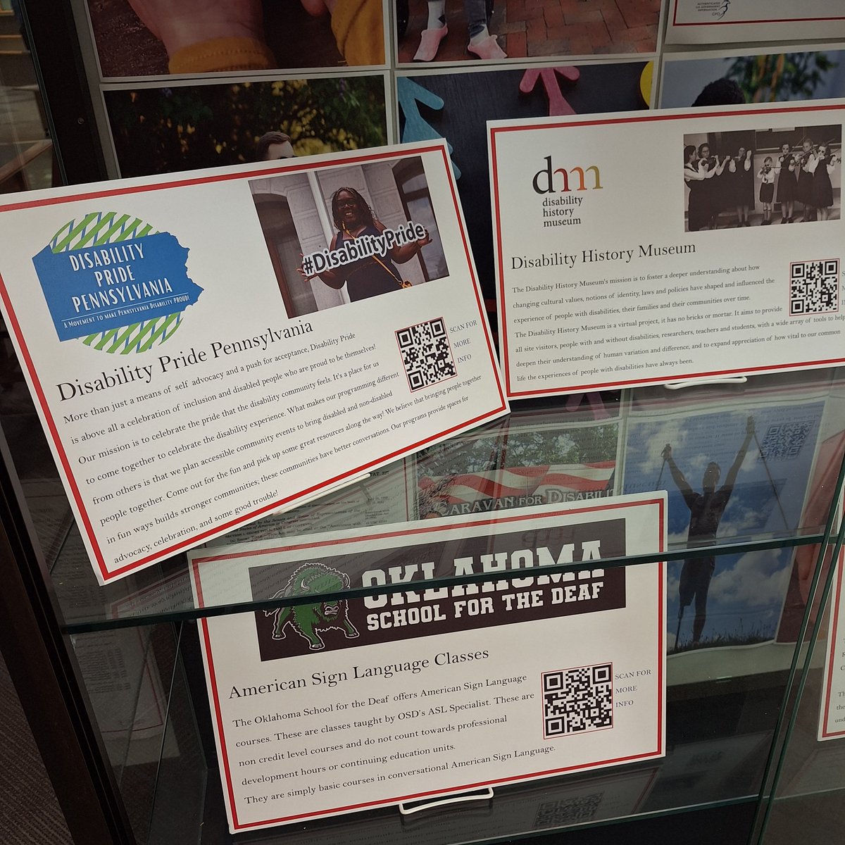 RobesonLibrary's tweet image. Join us this October as we honor Disability Awareness Month with an exhibit celebrating the Americans with Disabilities Act. Discover the impact of this landmark legislation & learn about organizations that foster research about the experiences of people with disabilities.