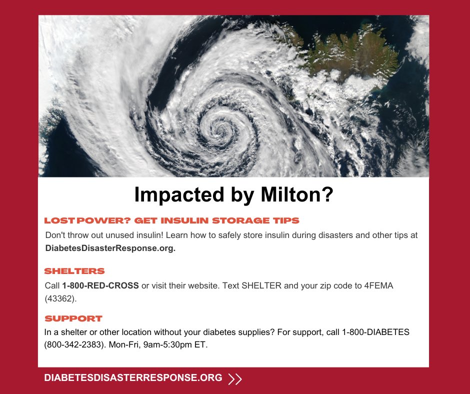 Diabetes Disaster Response Coalition tweet media