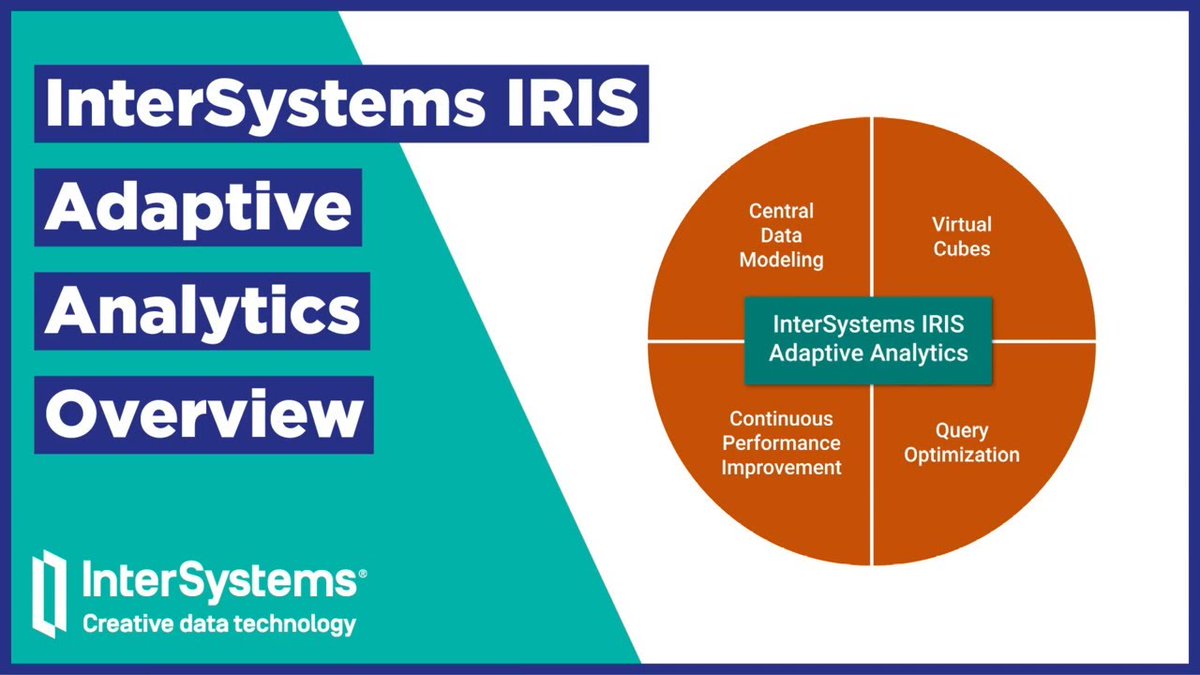 InterSystemsDev's tweet image. 📊 Watch this #video to learn how to quickly and easily create virtual data models and how to use built-in #AI of #AdaptiveAnalytics to improve your query speed 👇  

community.intersystems.com/post/video-cre…

Enjoy! #DataScience #MachineLearning #PredictiveAnalytics #Beginner #LearnToCode…