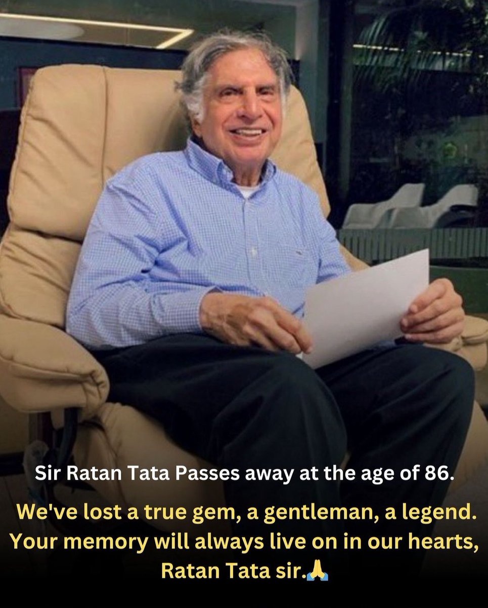 kanhhaiya's tweet photo. #RatanTataPassedAway #OmShanti 🙏🏻 https://t.co/jJZwWsnFbc