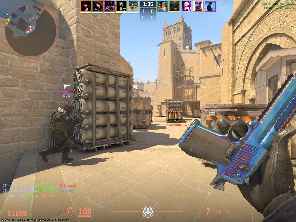 Sean van Niekerk (@scorpioza) on Twitter photo I just claimed this beautiful Deagle Heat Treated. Blue Gem
What would you rate this is worth?
<a href="/anomalyskins/">Anomaly Skins - BUYING SKINS :-)</a> <a href="/TDM_Jesus/">TDM_Heyzeus</a> <a href="/zipelCS/">zipeL๐ฉ๐ฐ</a> I just claimed this beautiful Deagle Heat Treated. Blue Gem
What would you rate this is worth?
<a href="/anomalyskins/">Anomaly Skins - BUYING SKINS :-)</a> <a href="/TDM_Jesus/">TDM_Heyzeus</a> <a href="/zipelCS/">zipeL๐ฉ๐ฐ</a>
