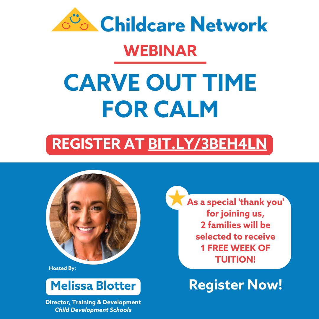 📢 Don’t miss out! Join us on Wednesday, 10/23 for our webinar, Carve Out Time for Calm, @ 12 PM ET! 🎃

✨ Register now for a chance to win 1 FREE week of tuition when you tune in!
👉 bit.ly/3BEH4lN

#Webinar #EmotionalWellnessMonth #StressManagement #MindfulnessMatters