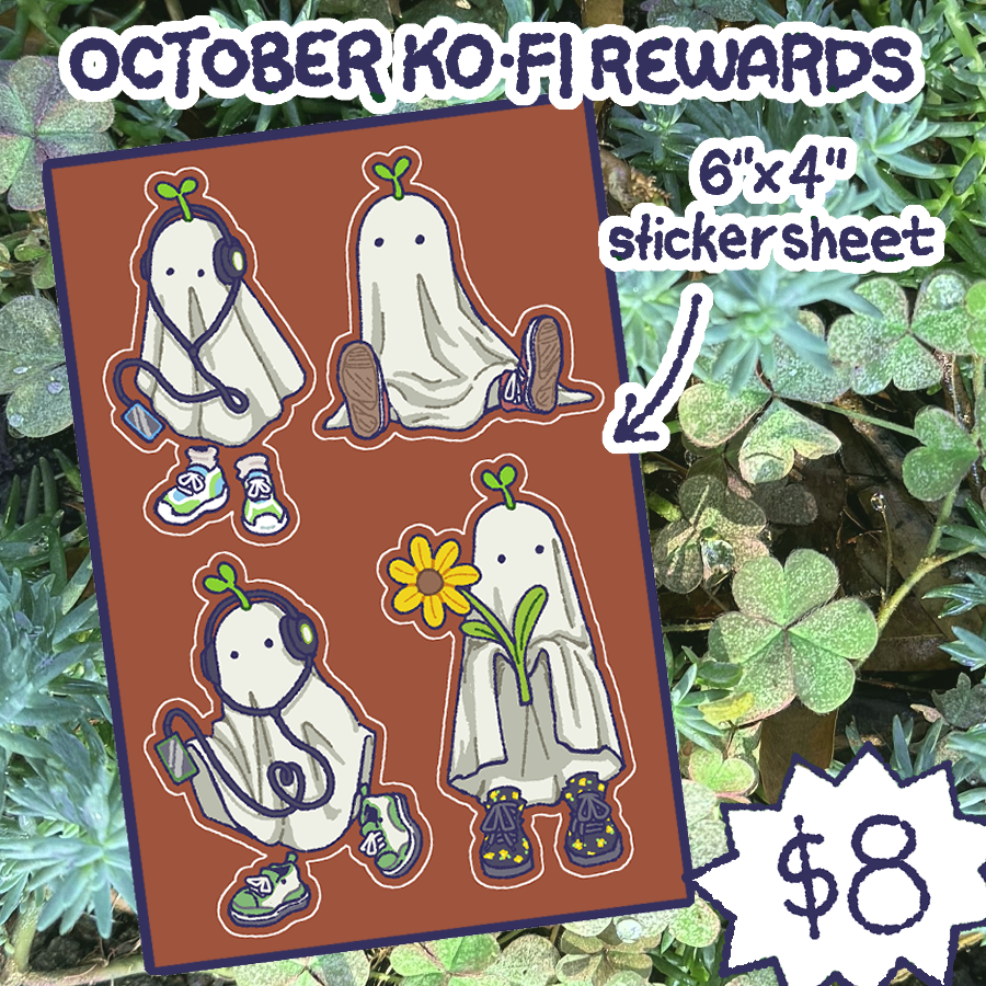rootcircuits's tweet image. BOO! October&apos;s sticker club is getting a lil haunted!👻

If you love stickers I reduced the monthly join fee to only $8️⃣! Check out this 6&quot; x 4&quot; sticker sheet you can get by joining anytime before Nov 1st!