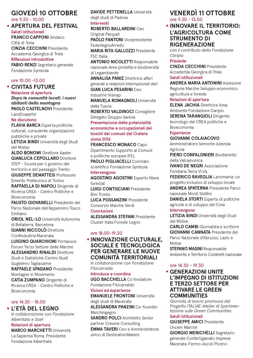 erealacci's tweet photo. A Treia per il Festival della #SoftEconomy. Partire dal territorio e dalle comunità per pensare un futuro più a misura d'uomo.
@SymbolaFondazio @FondazioneIFEL @comuni_anci @Sisma2016 @Federlegno @Legambiente @federbim @FondCariplo @MontagnaUncem @FitzcarraldoFon @fai_cisl @ConfindustriaMC @ConfartMc @UniCamerino @coldiretti @Arnaldocaprai
