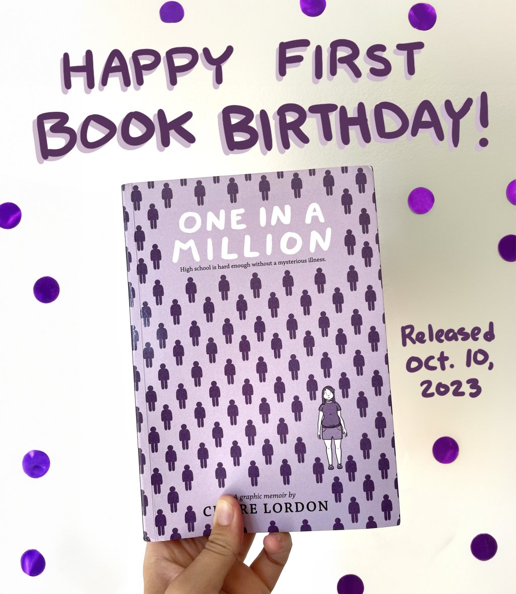 Happy first birthday to One in a Million! I’m so proud of this book and hope it continues to reach readers. 🎉💜🧠