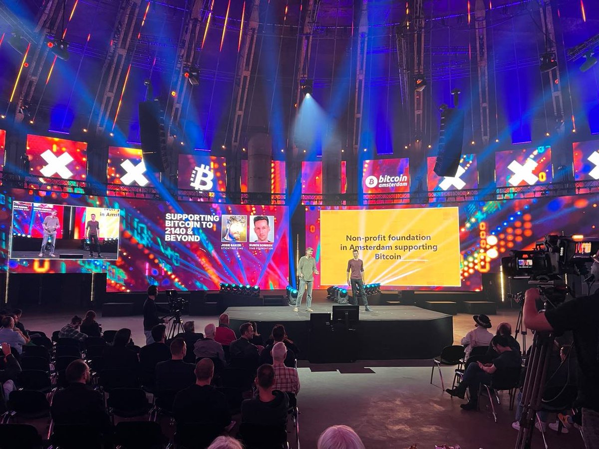 2140 (@2140dev) on Twitter photo Announcing 2140, a non-profit foundation with physical office in Amsterdam supporting Bitcoin development
Co-founded by <a href="/josibake/">josie 🏴☠️🧡</a> and @somsenruben
Site: 2140.dev Announcing 2140, a non-profit foundation with physical office in Amsterdam supporting Bitcoin development
Co-founded by <a href="/josibake/">josie 🏴☠️🧡</a> and @somsenruben
Site: 2140.dev
