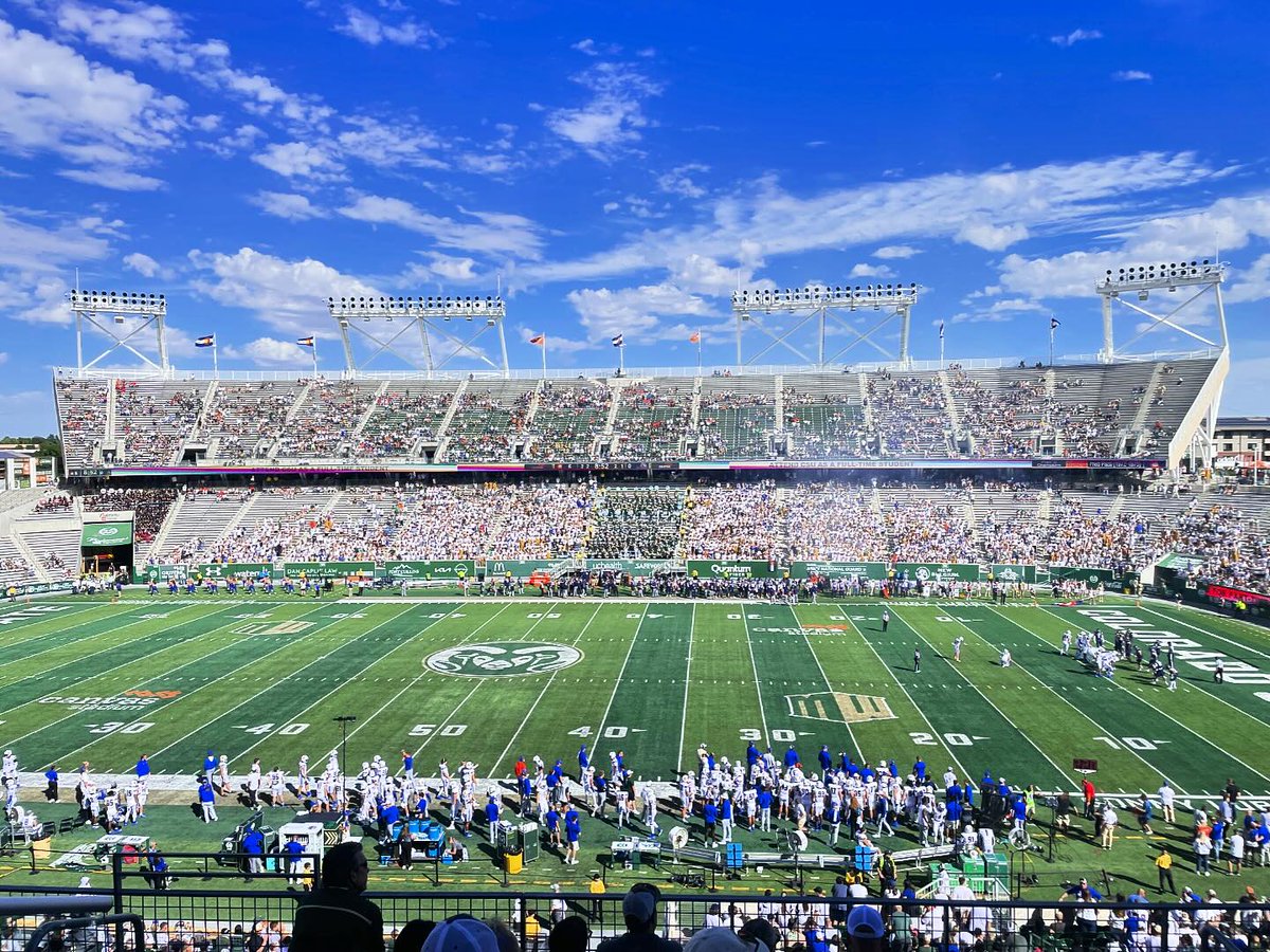 🗣️ LET'S GO C-S-U! 🗣️ Cheer on the <a href="/CSUFootball/">Colorado State Football</a> Rams at their next home game this Saturday! 🏈 

For a full weekend itinerary to have the perfect #GameDay weekend, go to bit.ly/4ecNN4x. #GoRams 🐏 

📸: <a href="/tflan/">Todd</a>