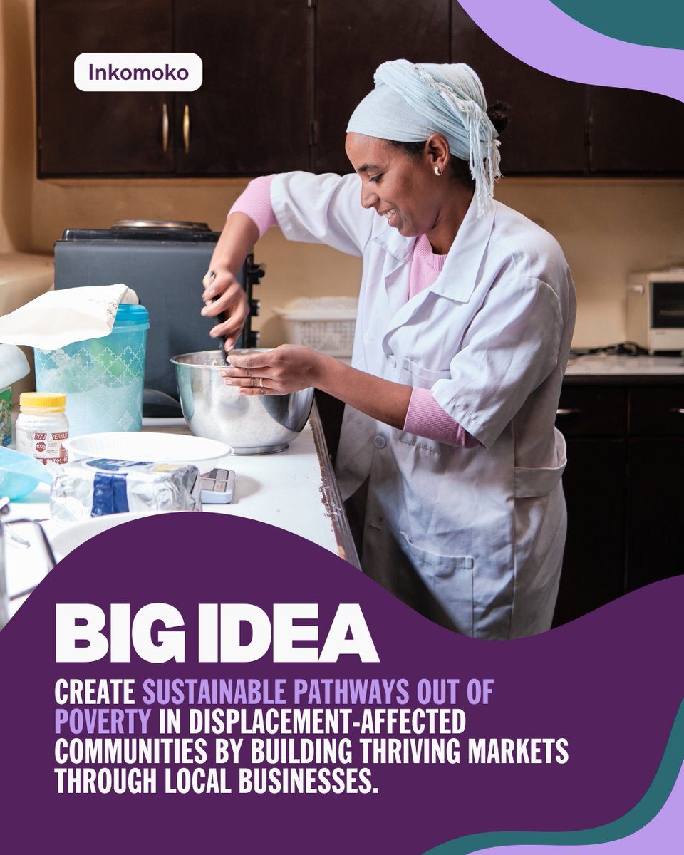 TheAudaciousPrj's tweet image. Introducing @Inkomoko  💼

Today, there are over 122 million forcibly displaced persons worldwide. 

With the Audacious Project, Inkomoko will unlock the talent and potential of refugee entrepreneurs through financial backing, business training and economic integration into the…