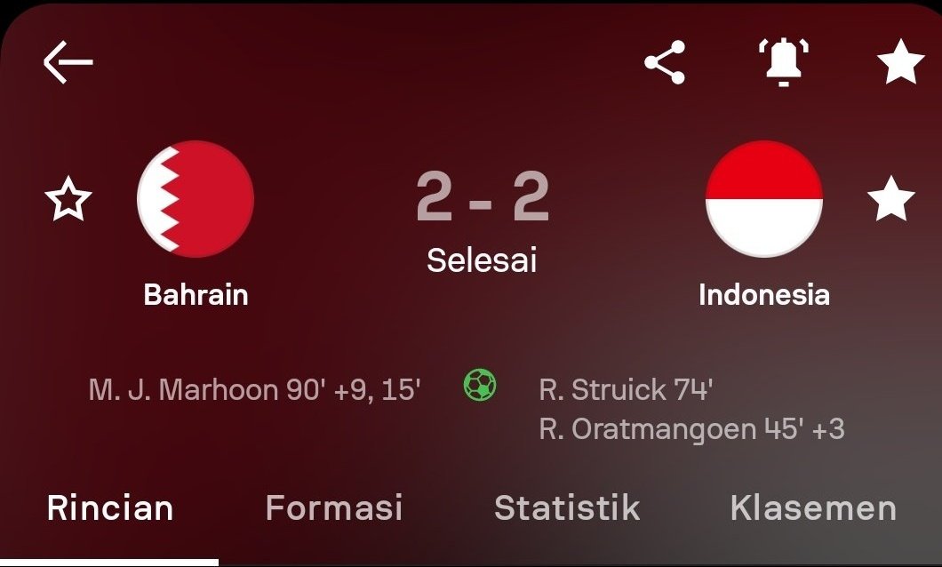 kiokio878's tweet photo. Ahmed Al Kaf the referee from Oman who got a bribery money from Bahrain to do anything he can to make sure they're not lose against King indonesia. The match
Supposed be 90+6 ended up 90+9
@afcasiancup @FIFAWorldCup
#TimnasIndonesia
#FIFAWorldCup
#bahrain https://t.co/Ydsil8AOKh