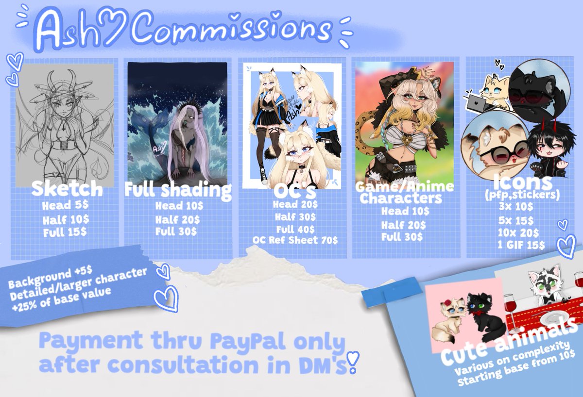 COMMISSSSIONS OPENNNNED !!!
#commissionsoopen