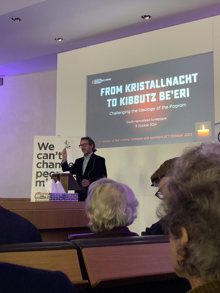 Bill Niven (@legaciesofpast) on Twitter photo Some photos from <a href="/MaikenUmbach/">Maiken Umbach</a>‘s powerful talk yesterday at the South Hampstead United Synagogue in London on facing the challenges of antisemitism. Maiken is chief advisor to the National Holocaust Centre whose director, Marc Cave, introduced the lecture. Some photos from <a href="/MaikenUmbach/">Maiken Umbach</a>‘s powerful talk yesterday at the South Hampstead United Synagogue in London on facing the challenges of antisemitism. Maiken is chief advisor to the National Holocaust Centre whose director, Marc Cave, introduced the lecture.