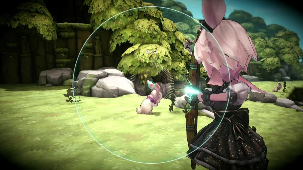 PixelOrbi's tweet image. Some scenes from the beginning of #WitchSpringR. I was looking forward to it since I saw it on a Nintendo Direct. The interactive hunting is pretty cool. And since she&apos;s a witch, you can use the cauldron to make various potions with the items you&apos;ve found. #NintendoSwitch