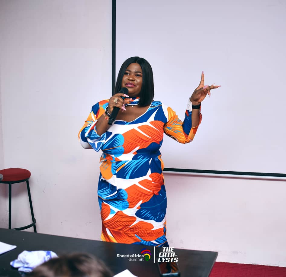SheedxSummit's tweet photo. Just concluded the Digital Marketing Masterclass with Queen Praise John at Sheedx Africa Summit! 

Queen emphasized the power of mindset, stressing "Choose success first!" Key takeaways included: "Connection first, product second" and "People buy you, not your product.".. https://t.co/yWVBiJFOl4